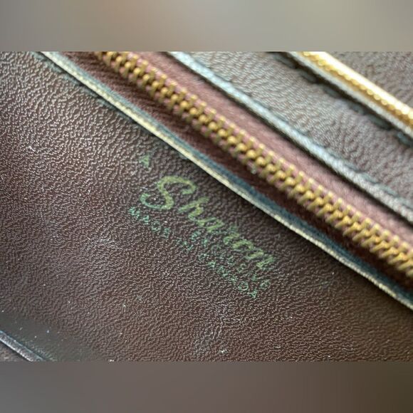 1950s Sharone Exclusive Chocolate Brown Handbag - Picture 8 of 11